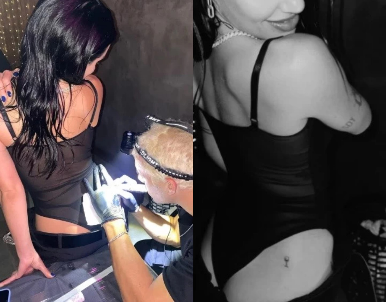 El tatuaje de Lali Espósito. Foto: NA.