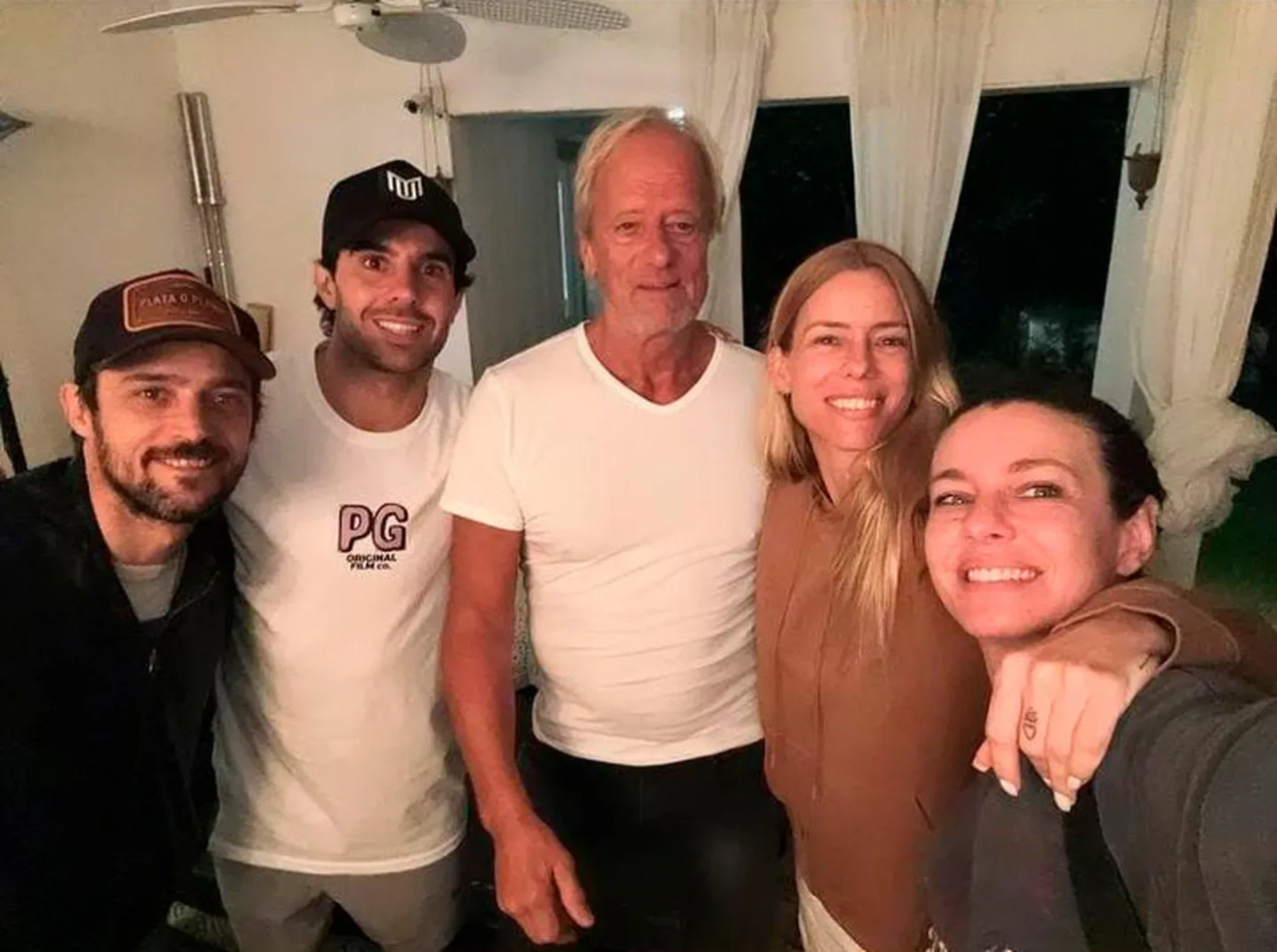 Nicole Neumann junto a su familia. Foto: Instagram.
